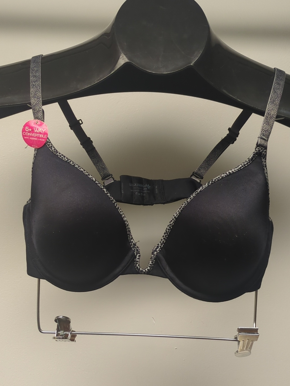 38C Lily Of France Extreme U Plunge Bra Mult 5+i Way Convertible Straps New